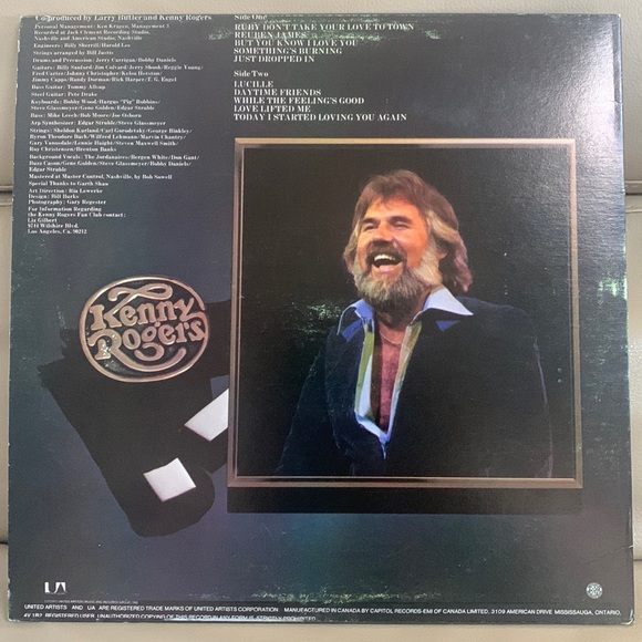 Kenny Roger’s Ten Years of Gold 1977 vinyl - Picture 2 of 2